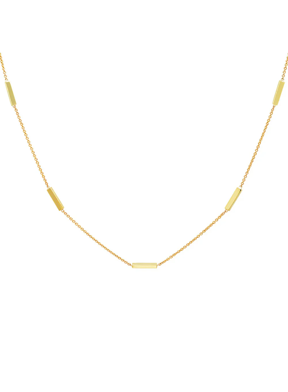 JENNIFER MEYER BAR BY THE INCH NECKLACE