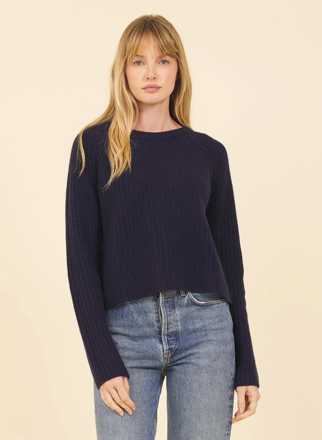 ONE GREY DAY BLAKELY RIB CASHMERE PULLOVER - Image 11