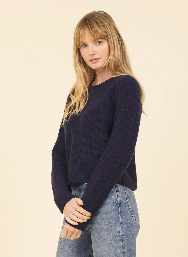 ONE GREY DAY BLAKELY RIB CASHMERE PULLOVER - Image 12
