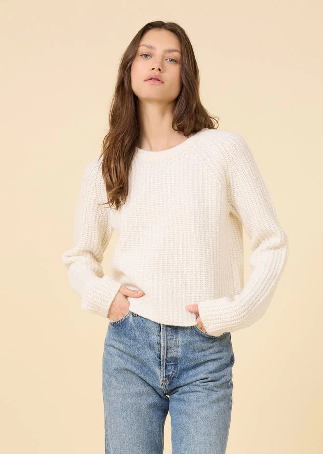 ONE GREY DAY BLAKELY RIB CASHMERE PULLOVER - Image 15