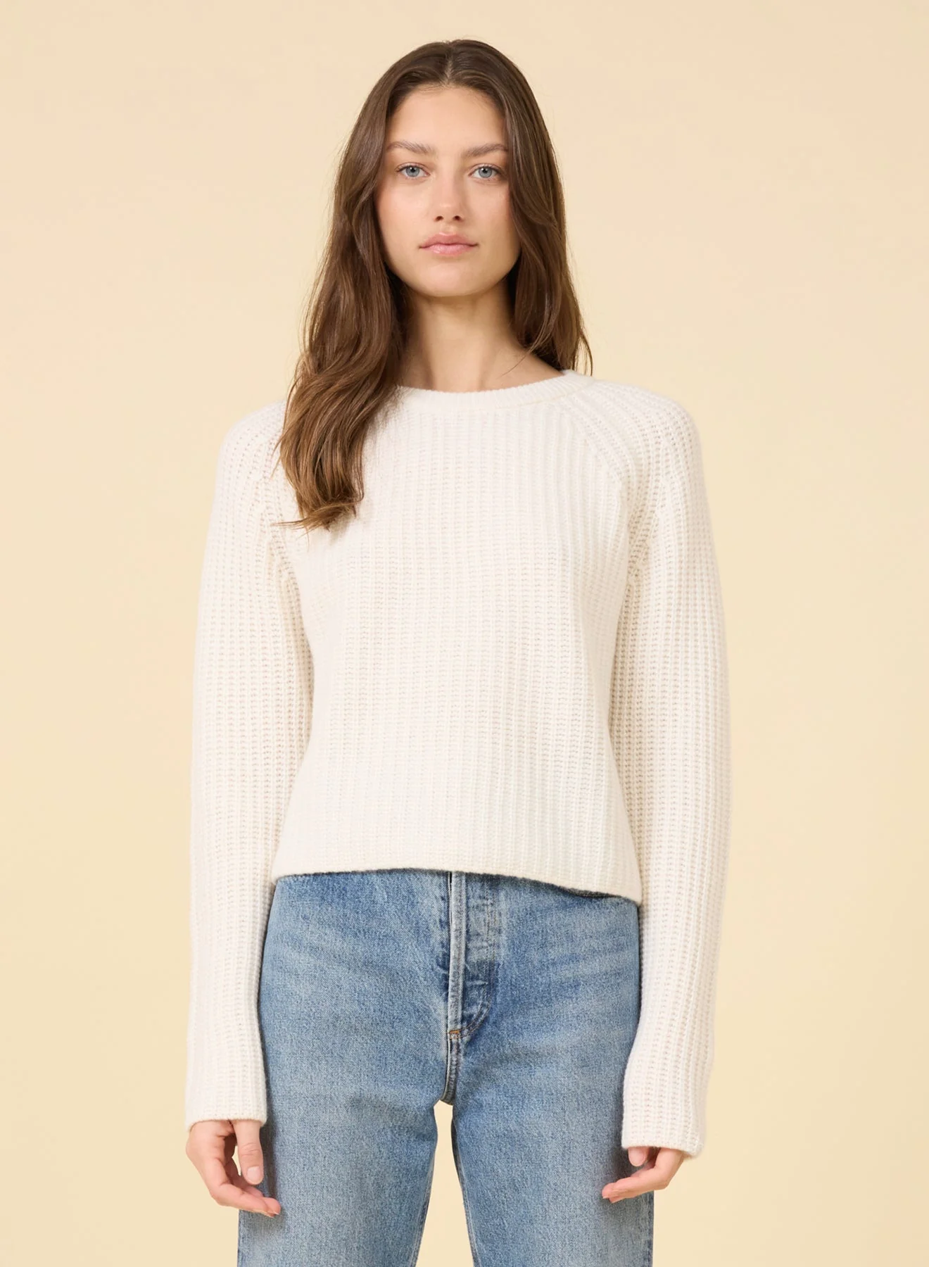 ONE GREY DAY BLAKELY RIB CASHMERE PULLOVER - Image 16