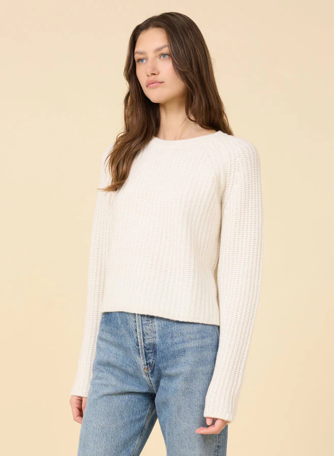 ONE GREY DAY BLAKELY RIB CASHMERE PULLOVER - Image 17