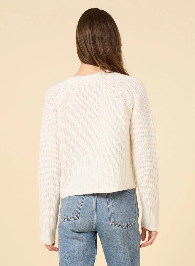 ONE GREY DAY BLAKELY RIB CASHMERE PULLOVER - Image 18