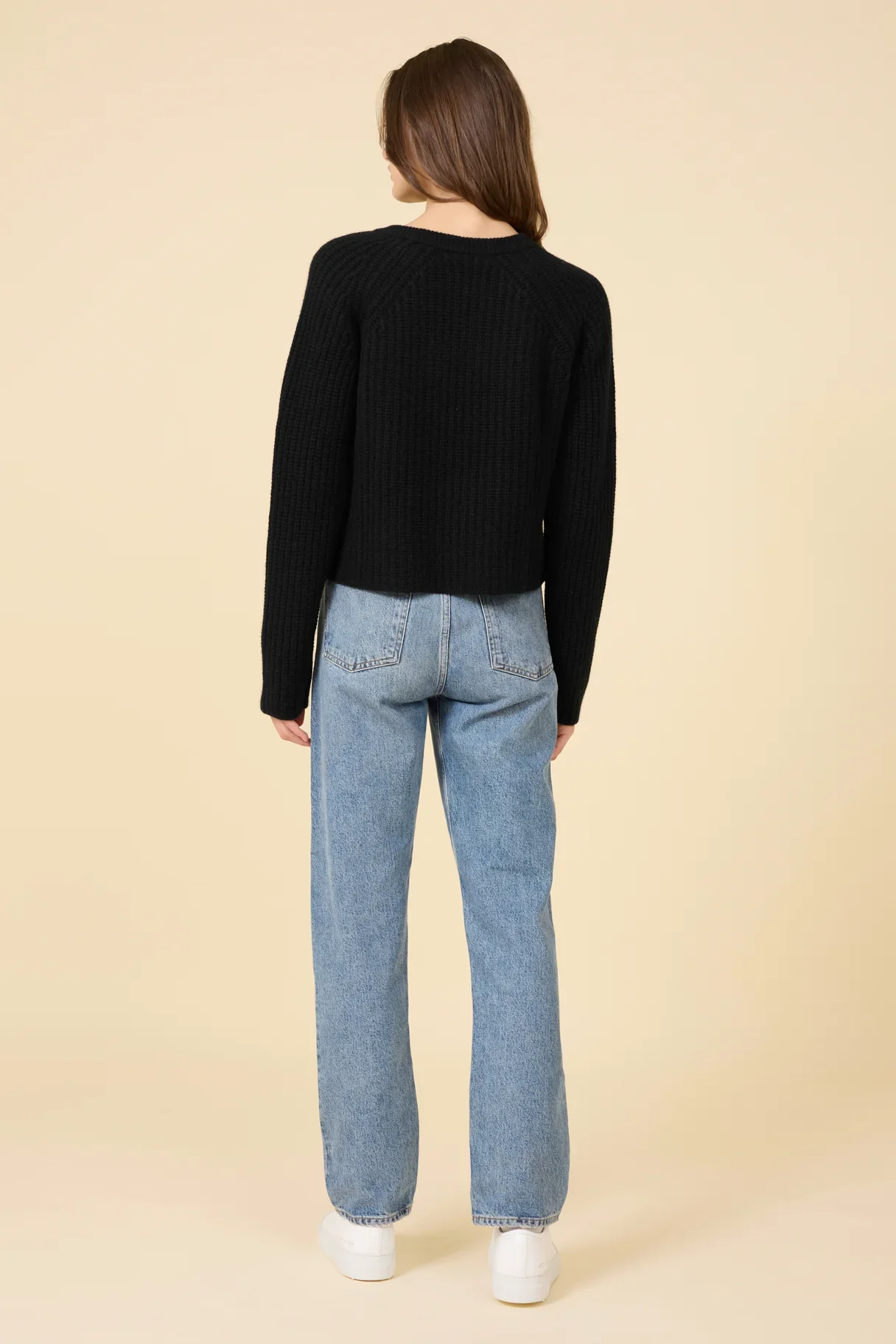 ONE GREY DAY BLAKELY RIB CASHMERE PULLOVER - Image 9