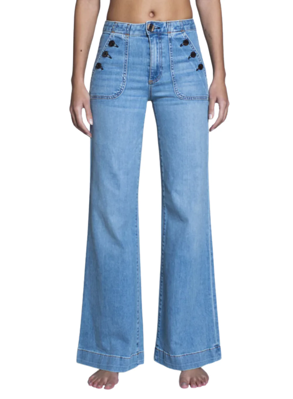 ASKK NY BRICK HOUSE WIDE LEG DYNOMITE JEAN
