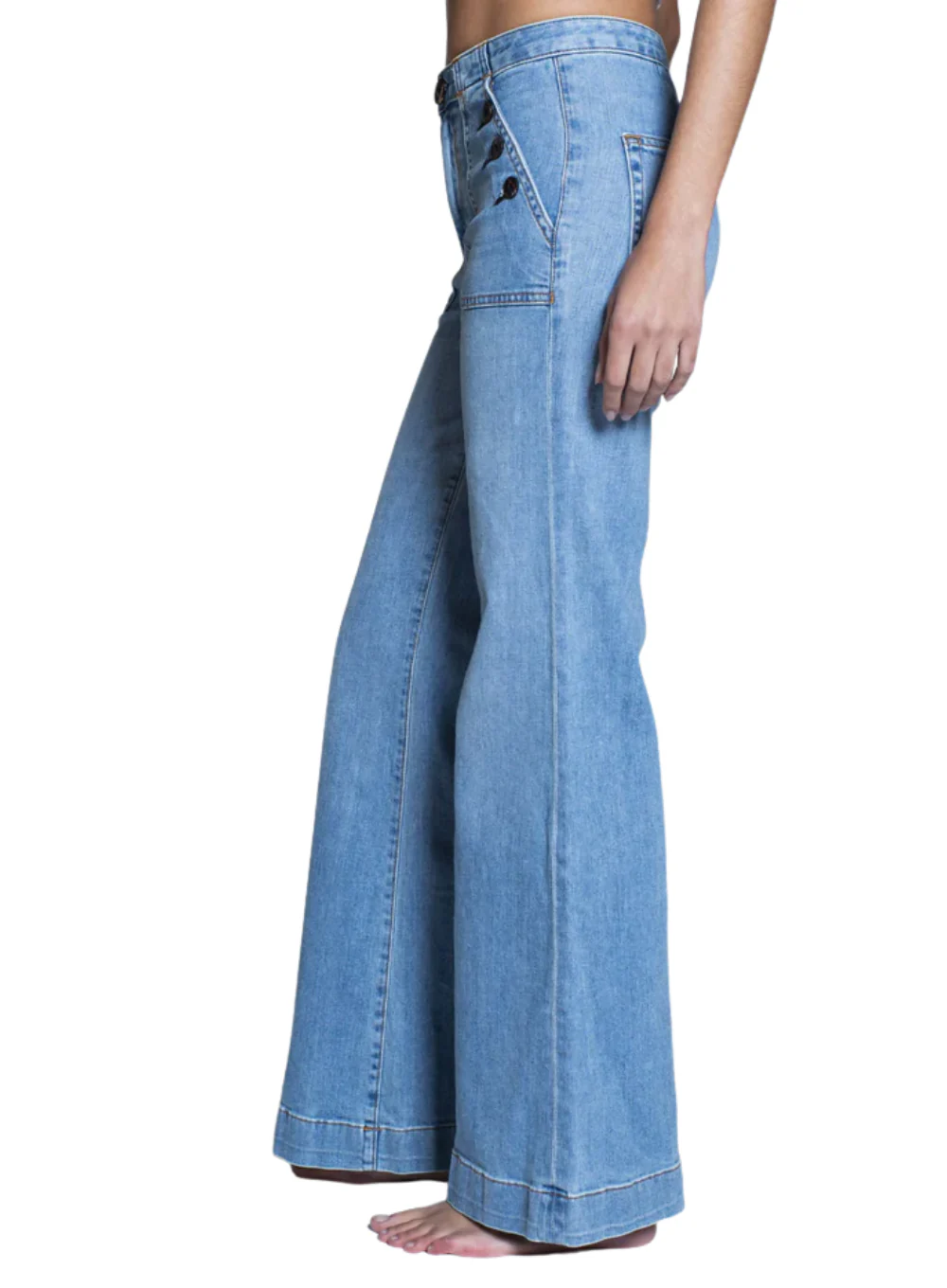 ASKK NY BRICK HOUSE WIDE LEG DYNOMITE JEAN - Image 2