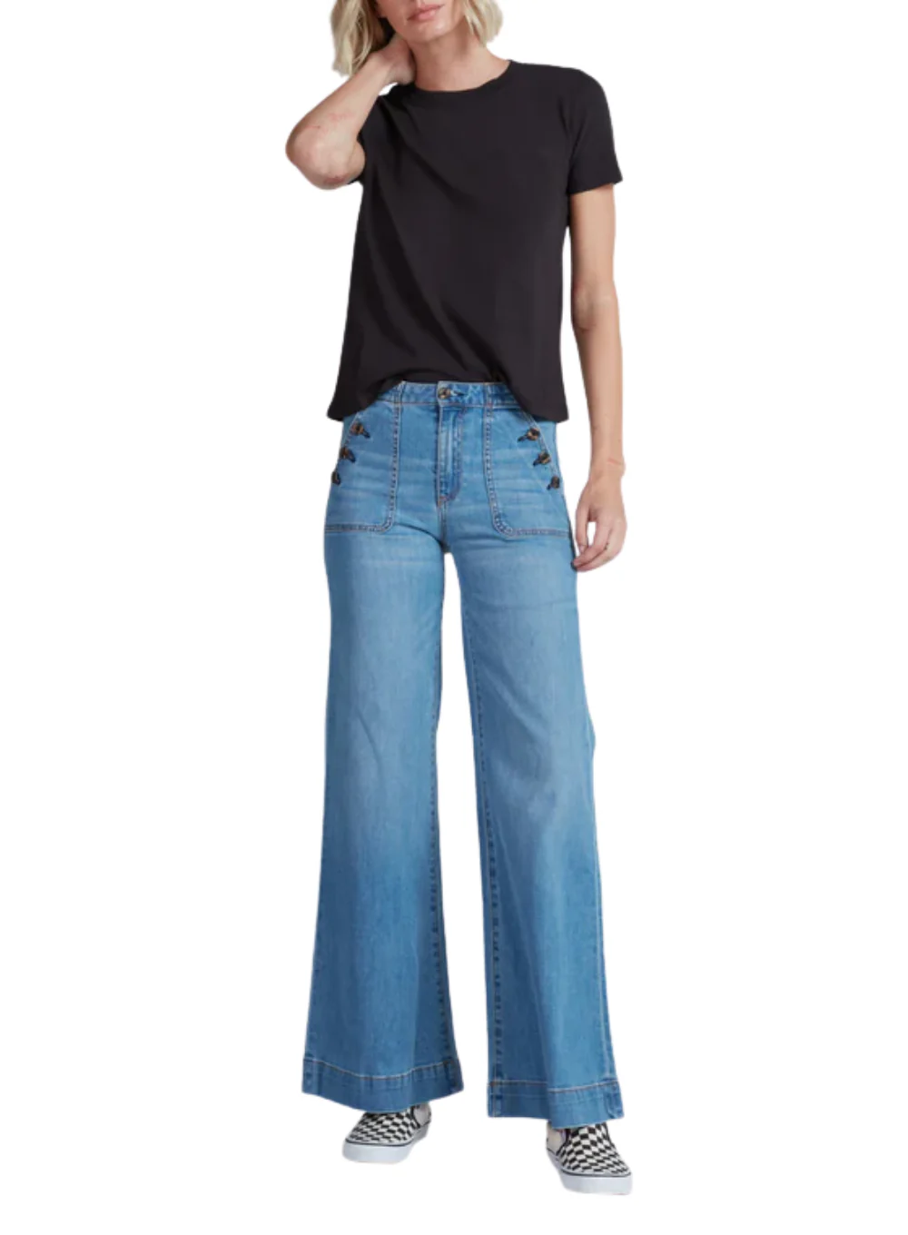 ASKK NY BRICK HOUSE WIDE LEG DYNOMITE JEAN - Image 4