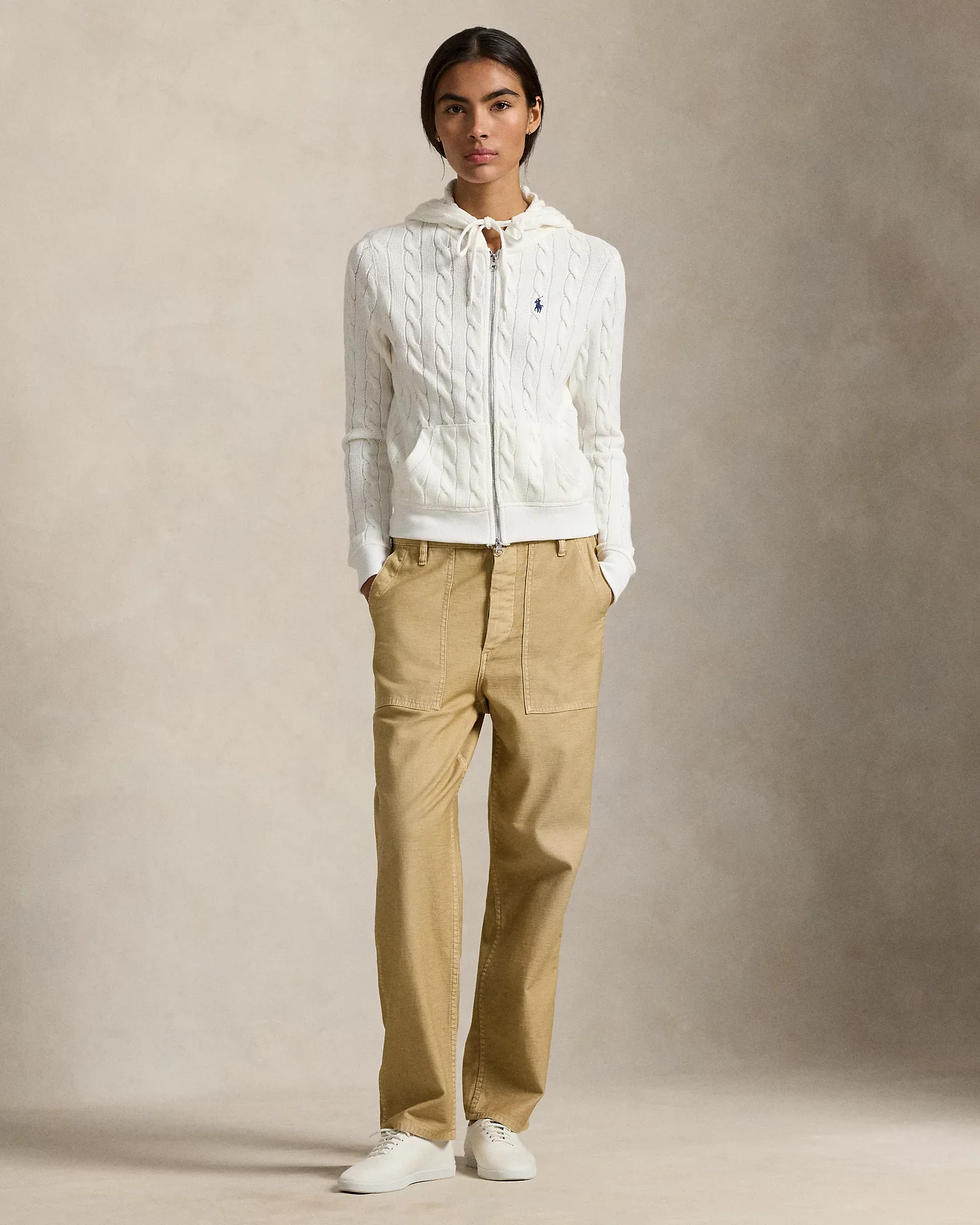 RALPH LAUREN CABLE ZIP UP - Image 2