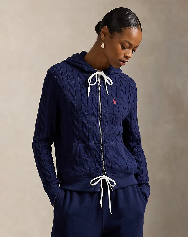 RALPH LAUREN CABLE ZIP UP - Image 3