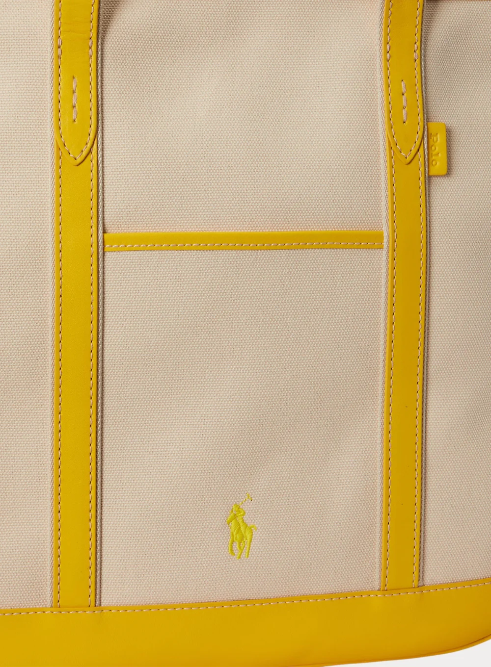 RALPH LAUREN CANVAS TOTE MEDIUM - Image 5