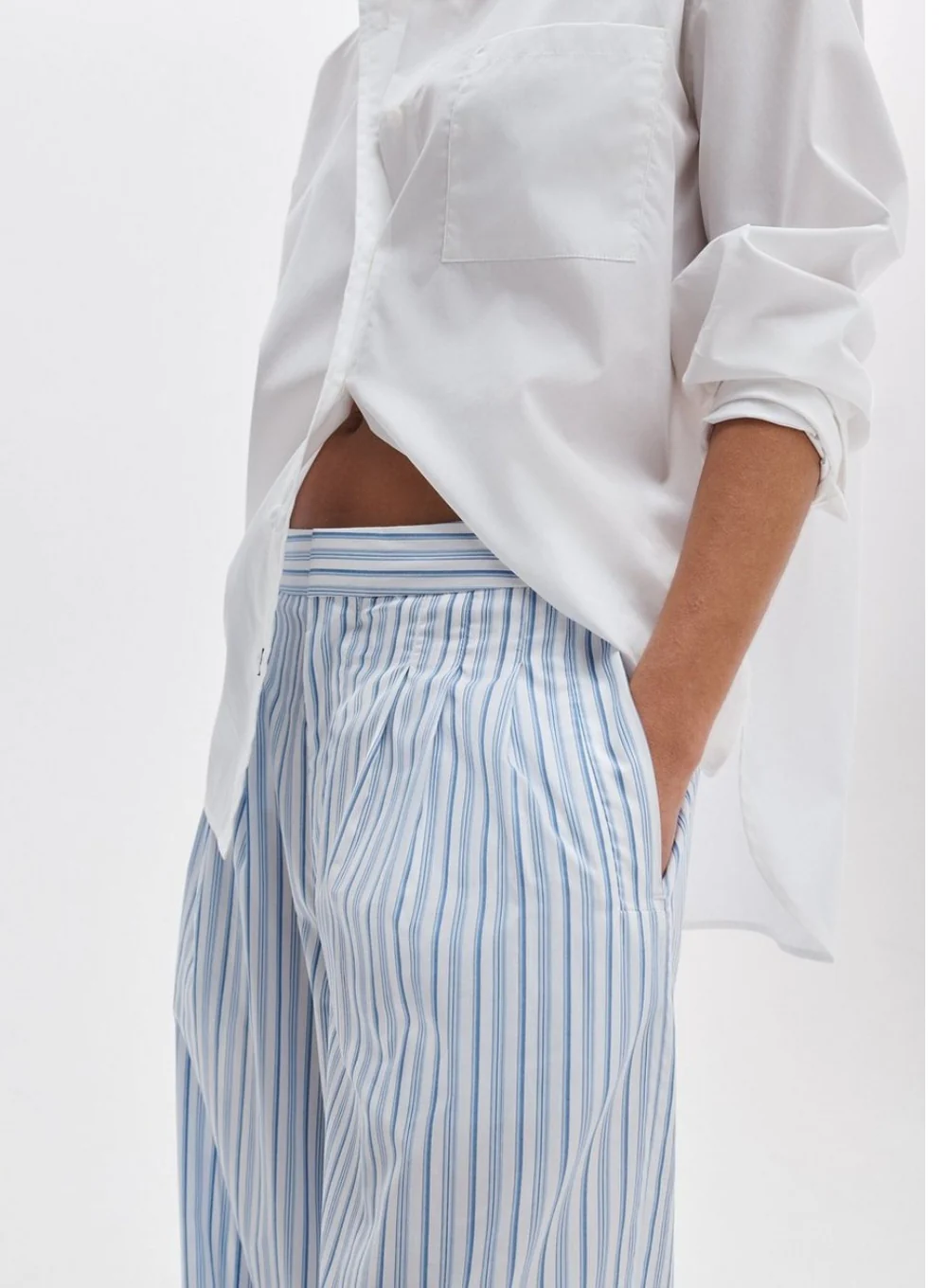 RAG & BONE CHAPPELL STRIPE POPLIN PANT - Image 5