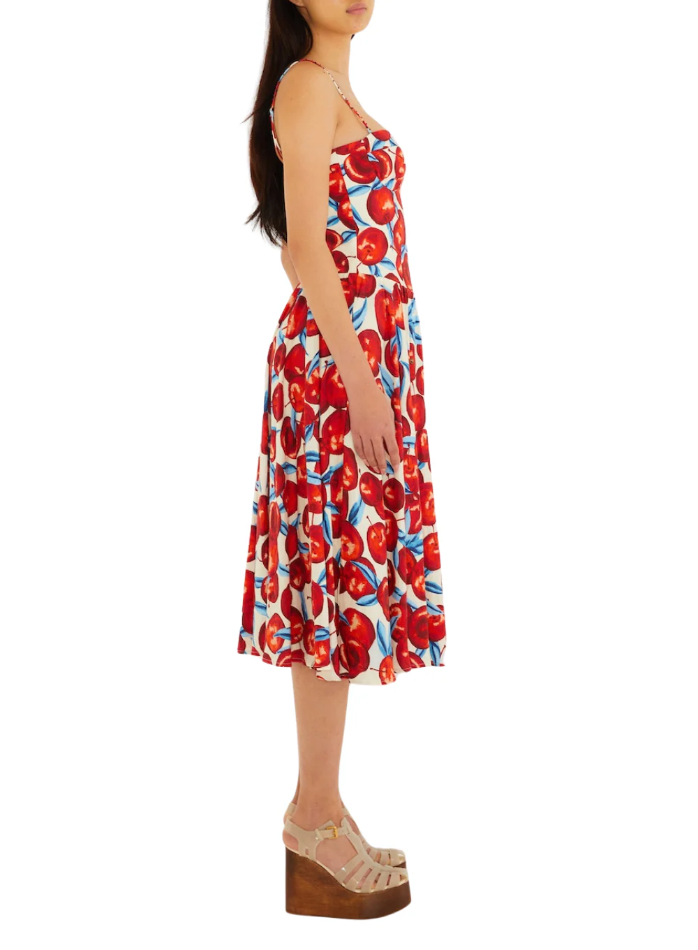 FARM RIO CHERRY BLOSSOM SLEEVELESS MIDI DRESS - Image 6