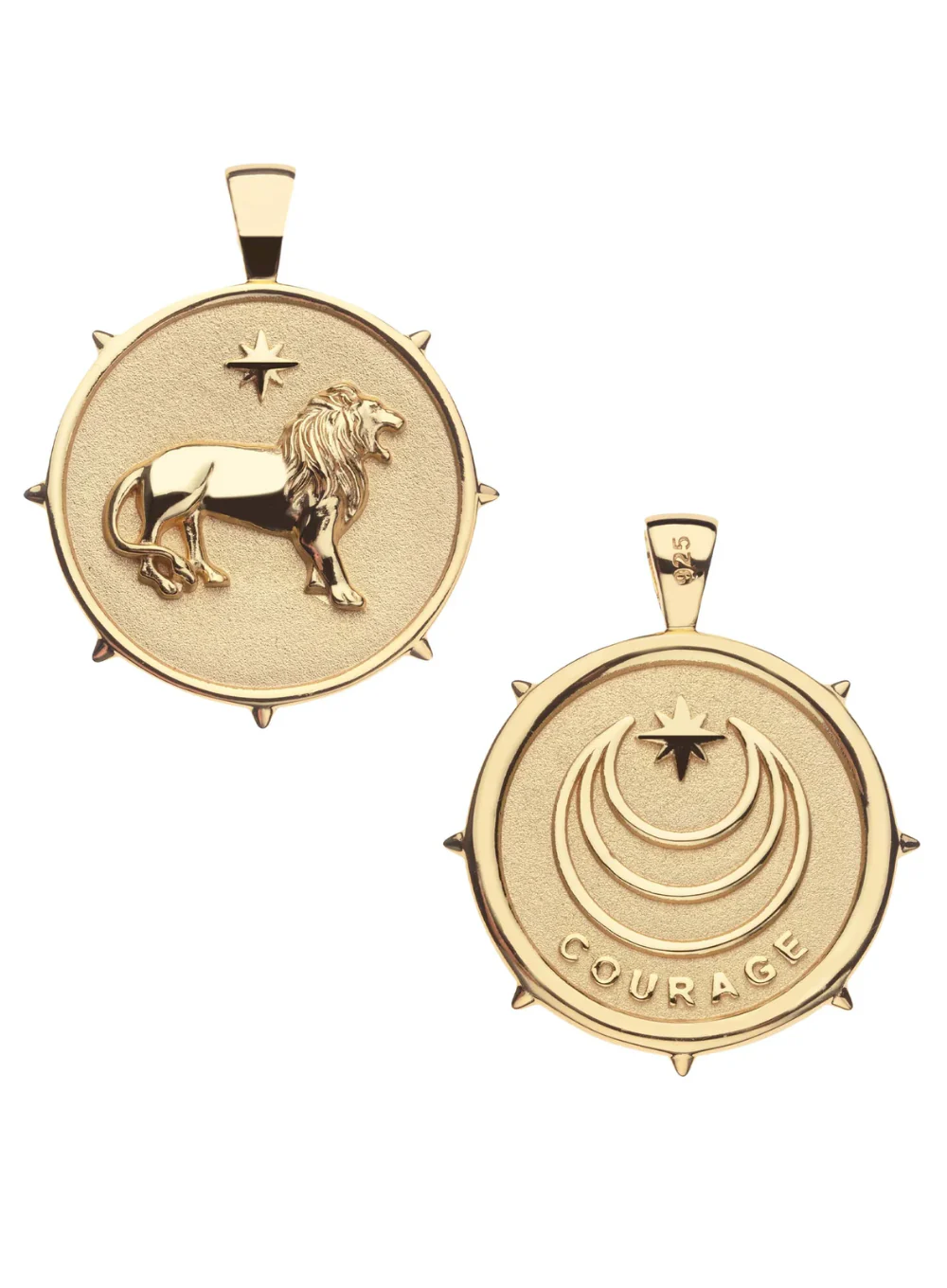 JANE WIN COURAGE JW ORIGINAL PENDANT COIN - Image 2