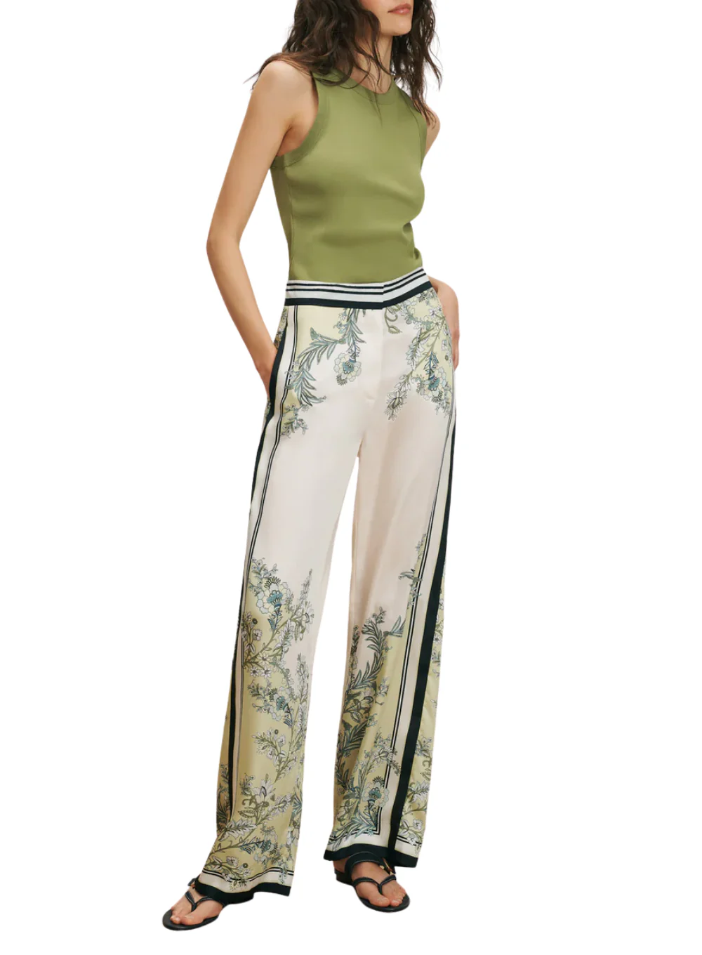 VERONICA BEARD CROPPED JORDYN TANK - Image 2