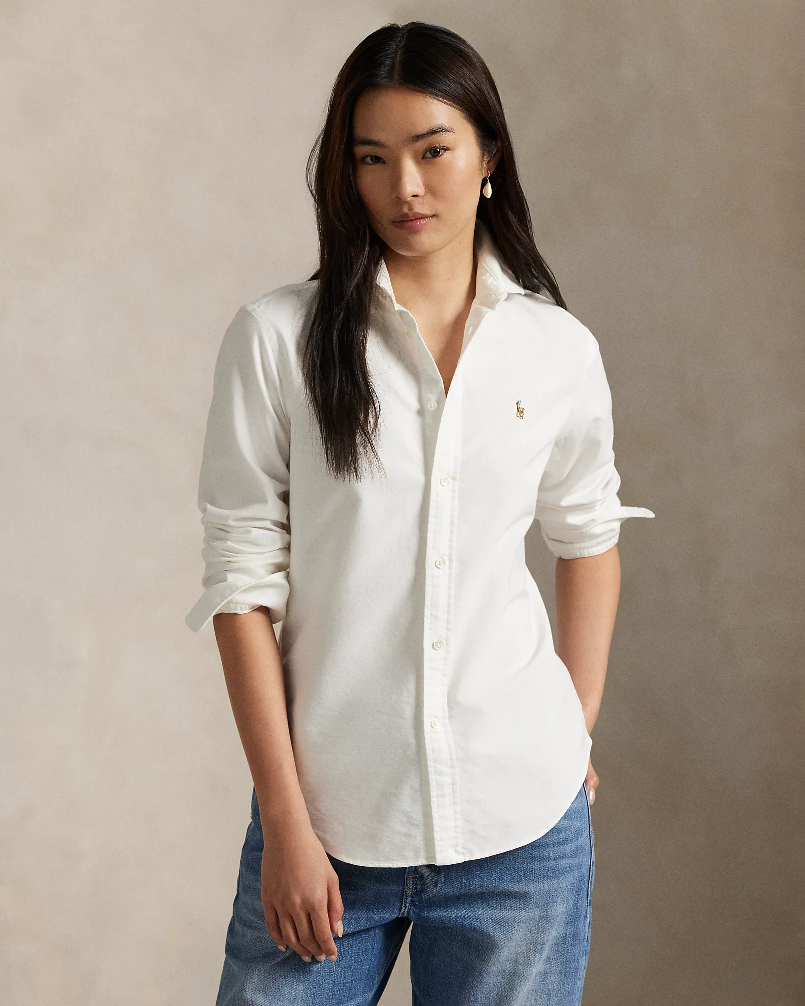 RALPH LAUREN COTTON OXFORD BUTTON DOWN - Image 3