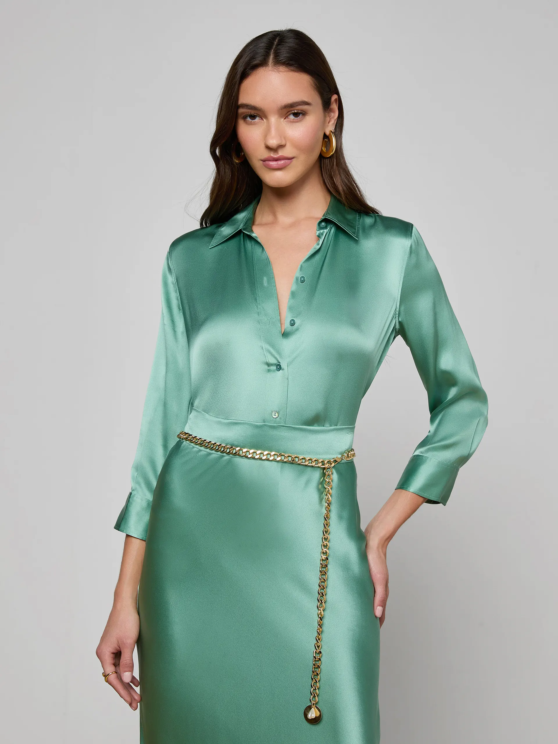 L'AGENCE DANI 3/4 SLEEVE BLOUSE - Image 3