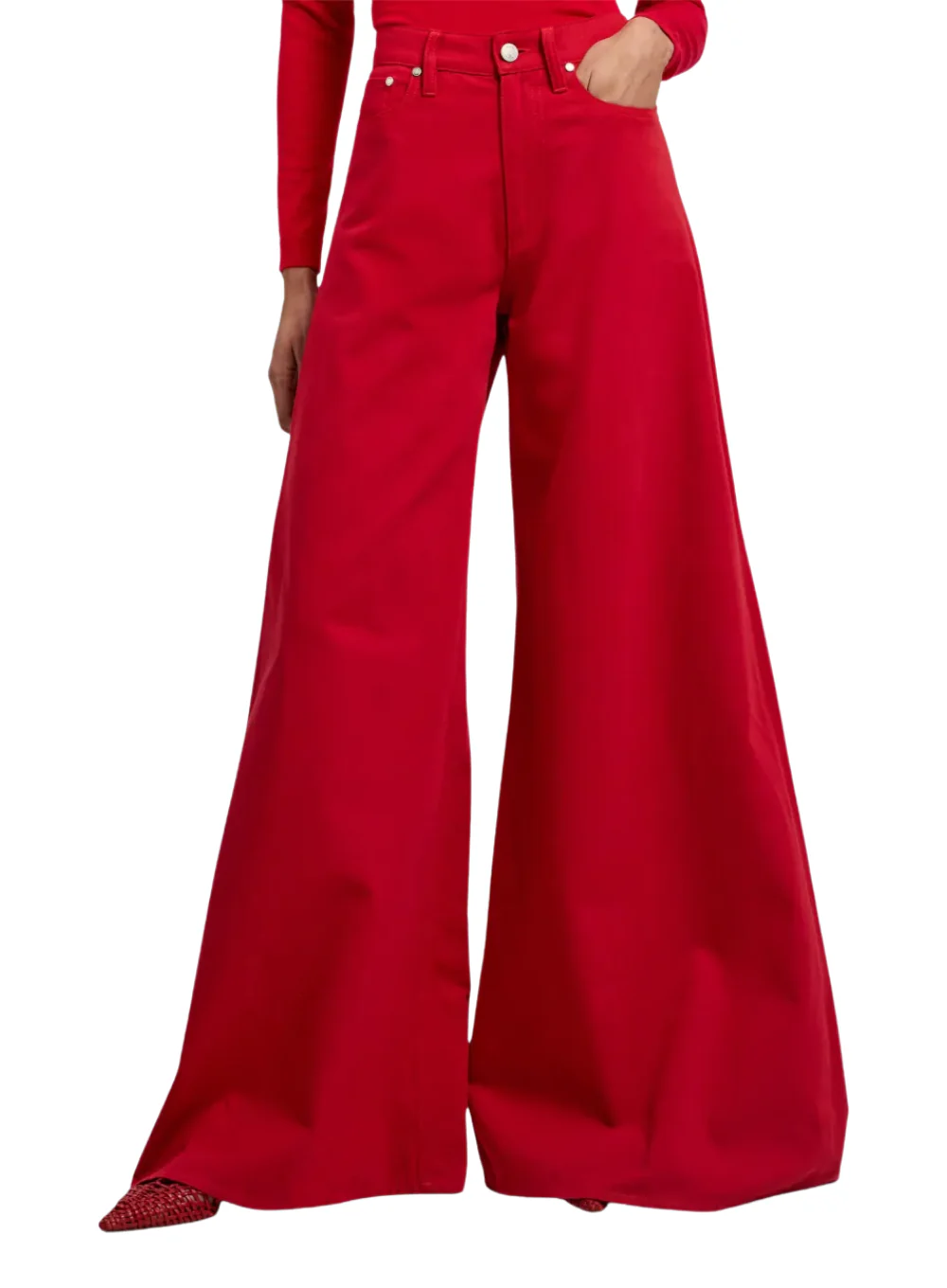 RALPH LAUREN DENIM COLLEN FULL LENGTH WIDE LEG JEAN - Image 2