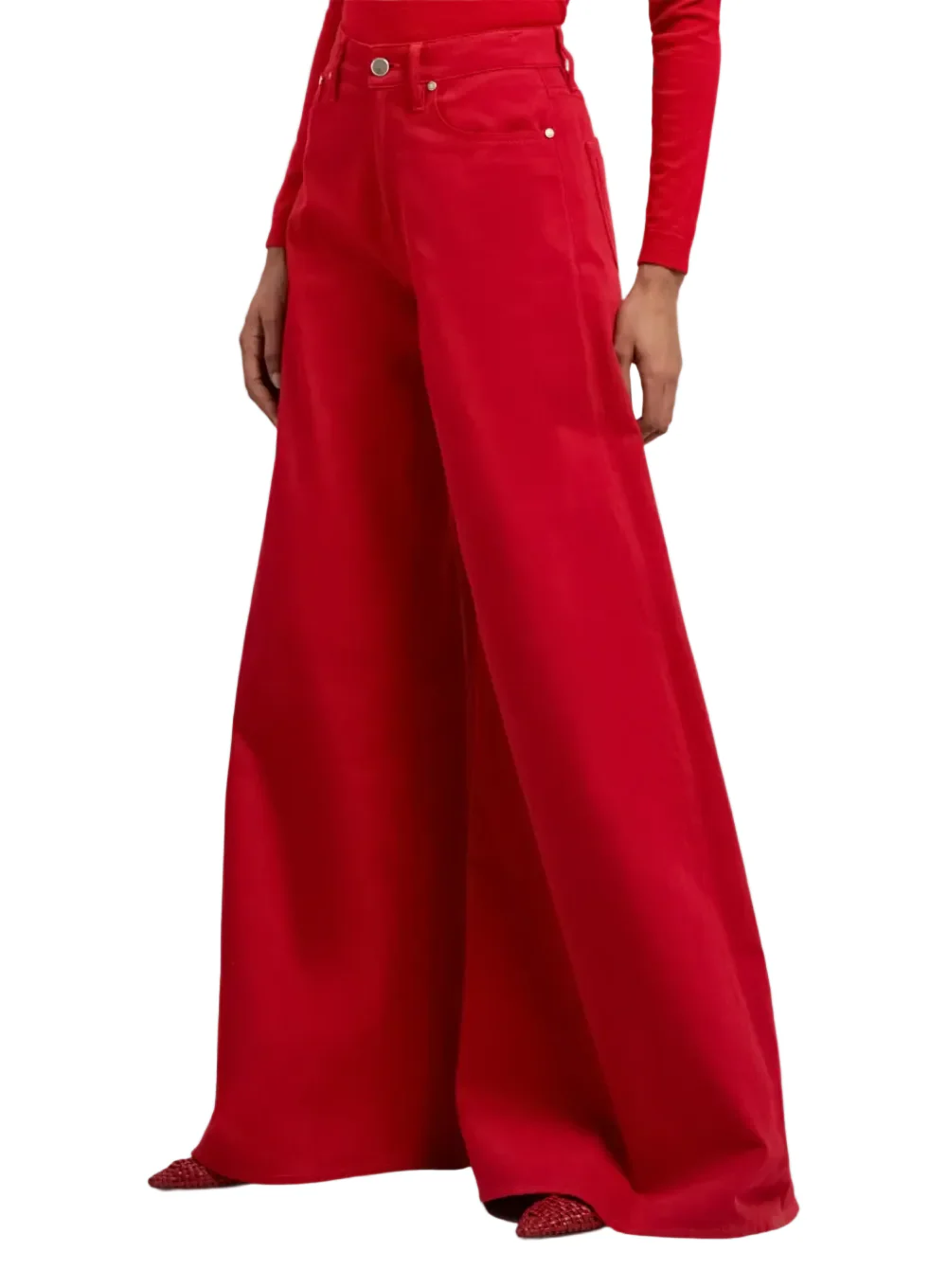 RALPH LAUREN DENIM COLLEN FULL LENGTH WIDE LEG JEAN - Image 3