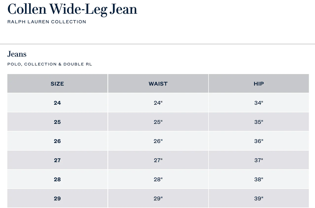RALPH LAUREN DENIM COLLEN FULL LENGTH WIDE LEG JEAN - Image 7