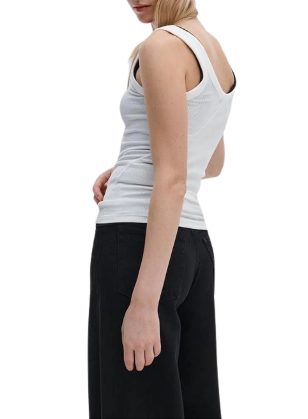 RAG & BONE ESSENTIAL RIB U TANK - Image 4