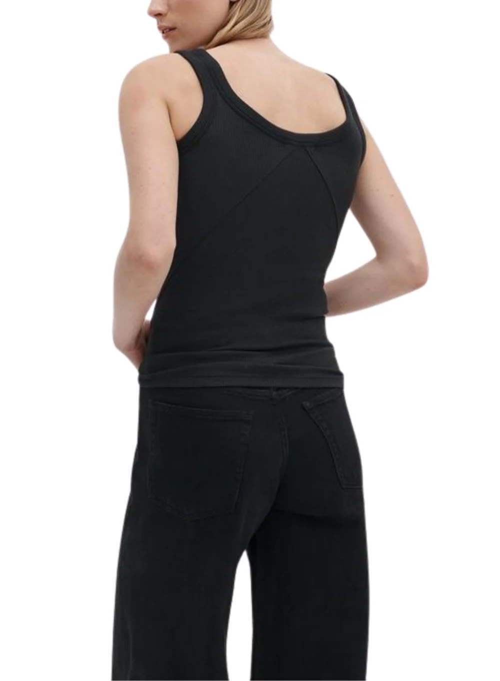 RAG & BONE ESSENTIAL RIB U TANK - Image 9