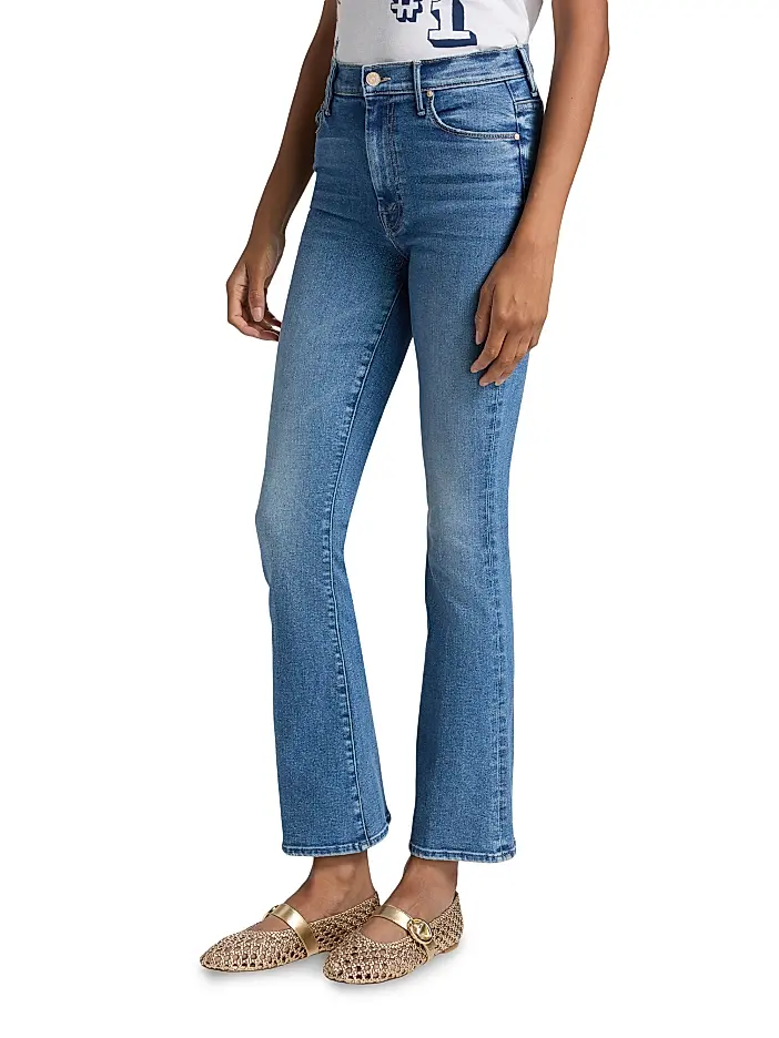 MOTHER DENIM HIGH WAISTED WEEKENDER SKIMP - Image 4