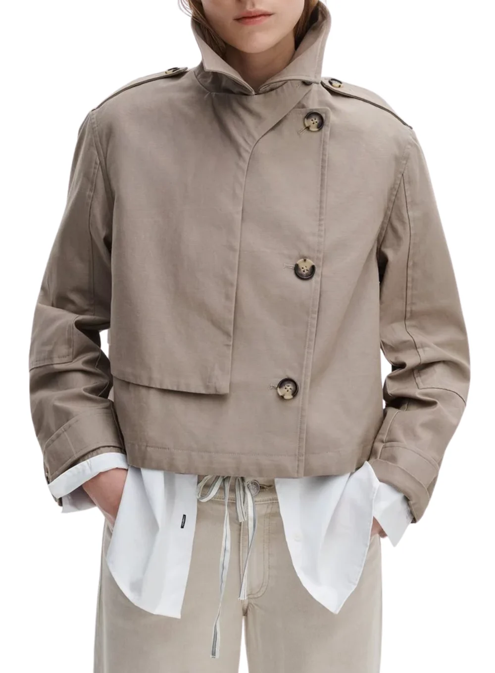 RAG & BONE JAMIE CROPPED TRENCH - Image 4