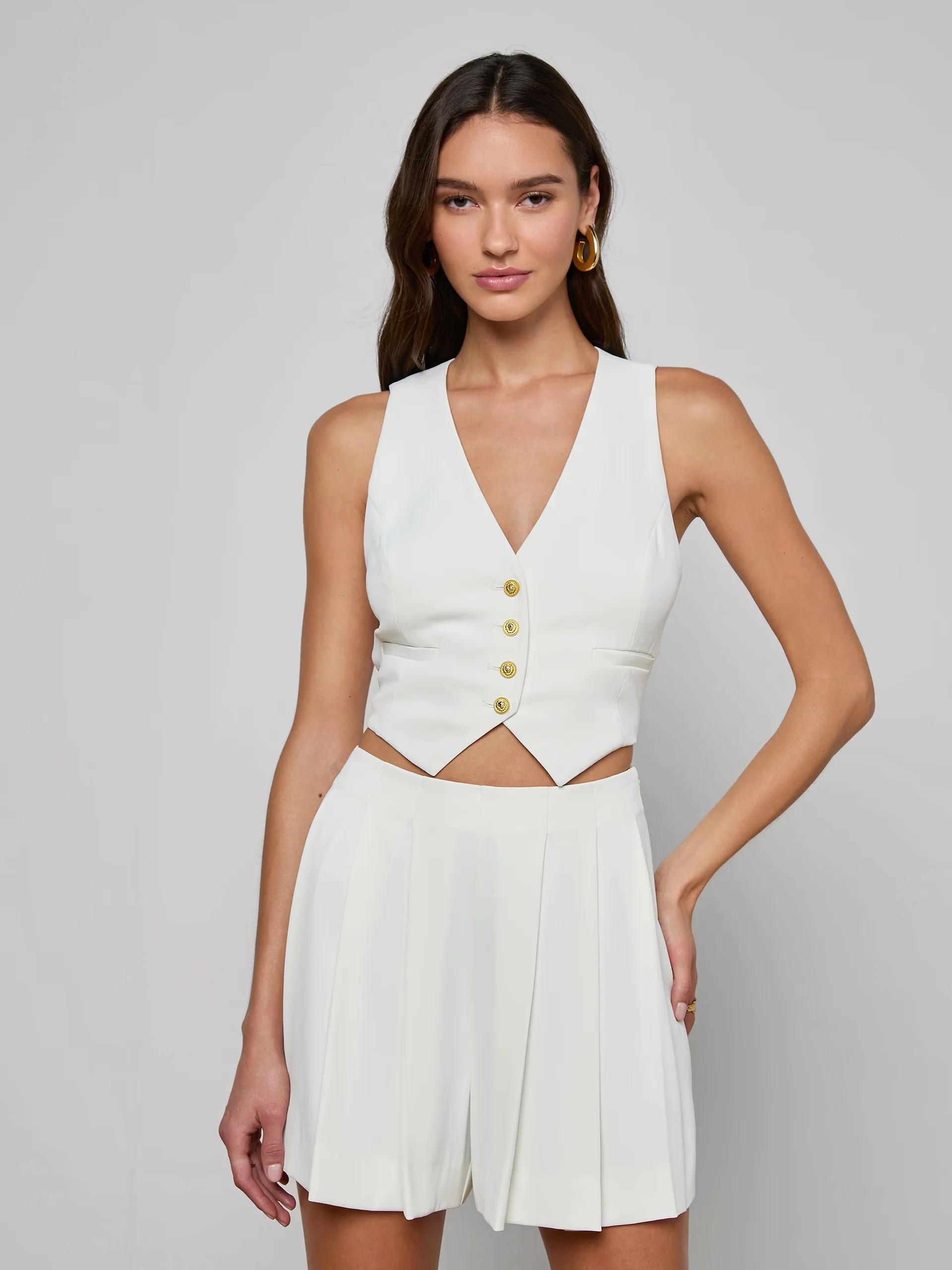L'AGENCE JIANNA SHORT VEST - Image 3
