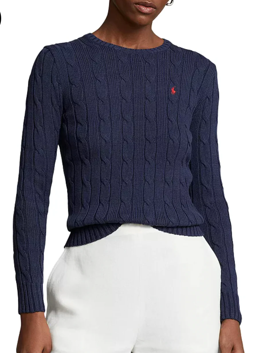 RALPH LAUREN JULIANNA CLASSIC LONG SLEEVE PULLOVER - Image 3