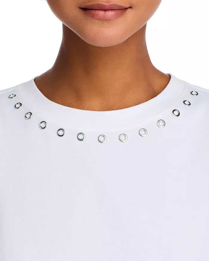 RAG & BONE KELLY GROMMET EMBELLISHED BOXY TEE - Image 5