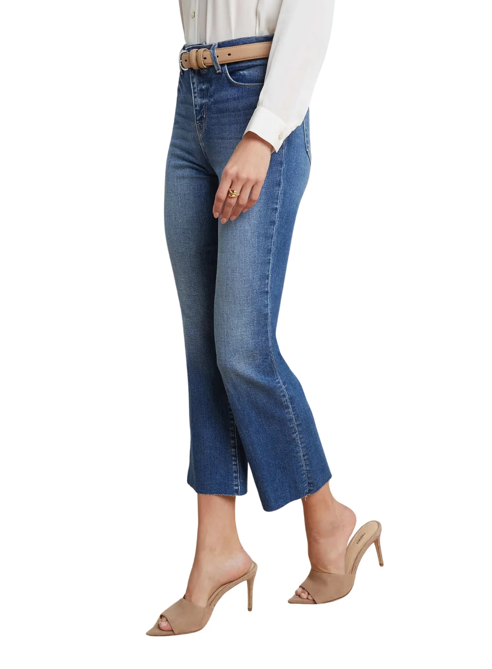 L'AGENCE KENDRA HIGH RISE CROP FLARE - Image 3