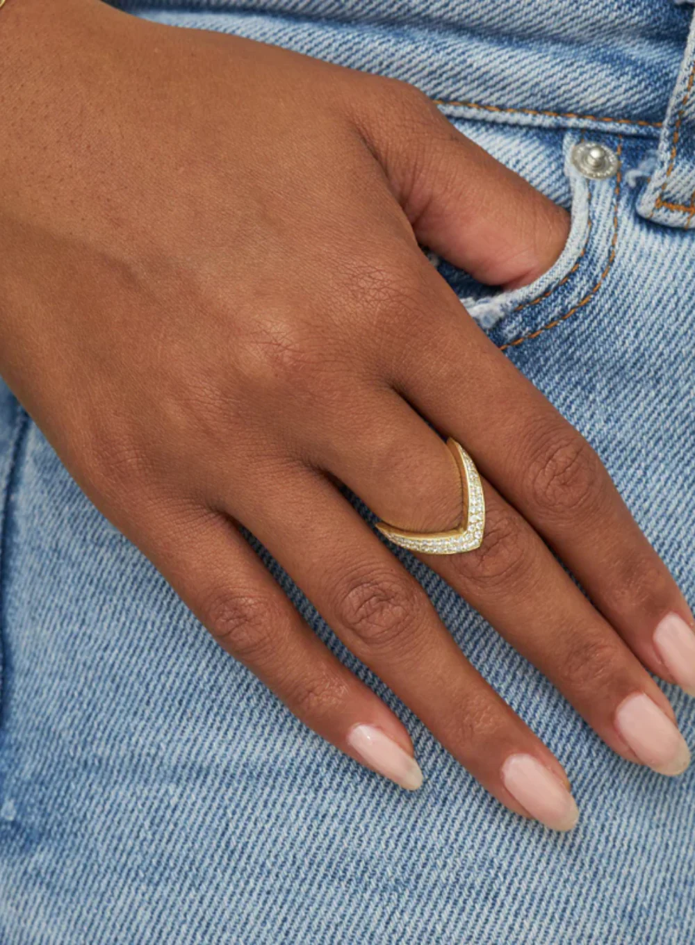 JENNIFER MEYER LARGE V RING - Image 3