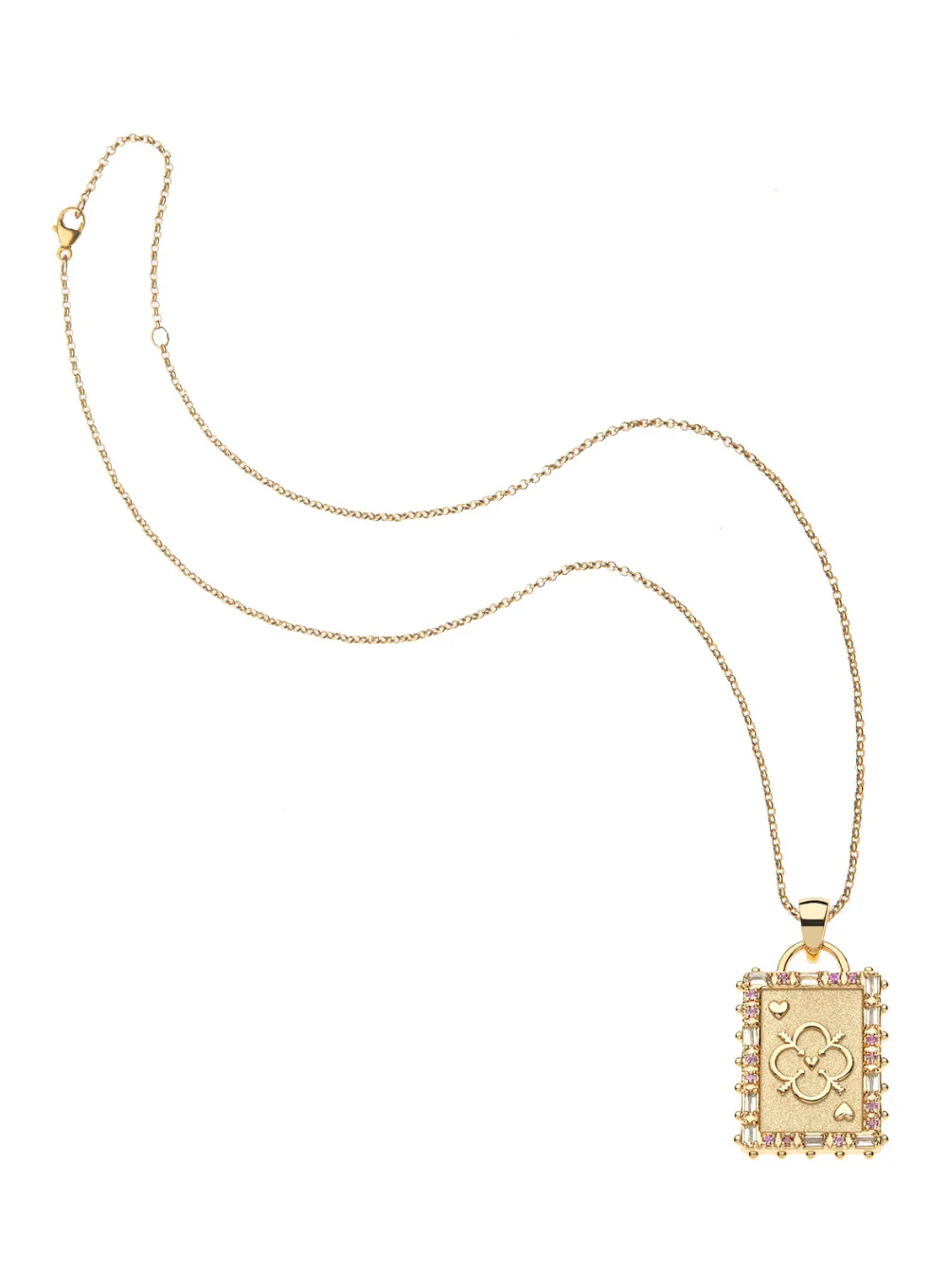 JANE WIN LOVE QUEEN OF HEARTS CARD PENDANT - Image 3