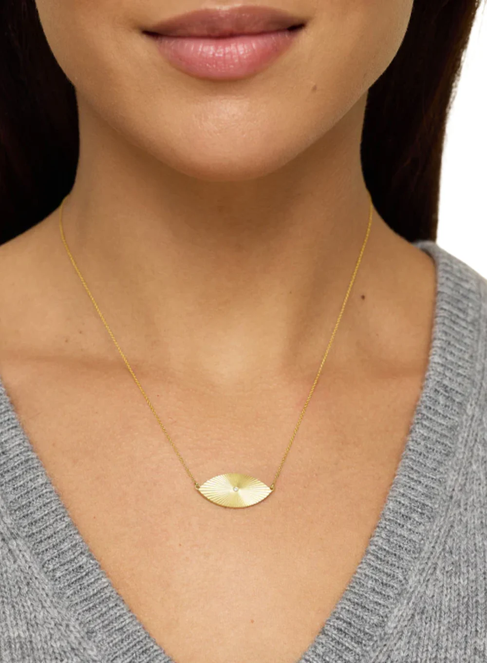 JENNIFER MEYER MEDIUM 70s EVIL EYE NECKLACE - Image 3