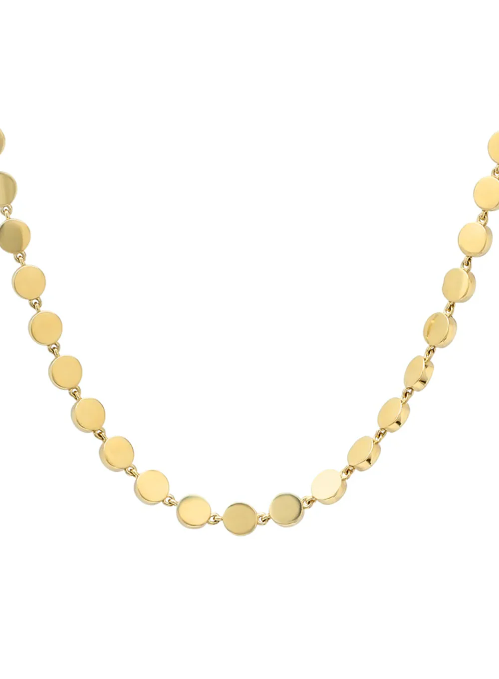JENNIFER MEYER MINI CIRCLE LINK NECKLACE