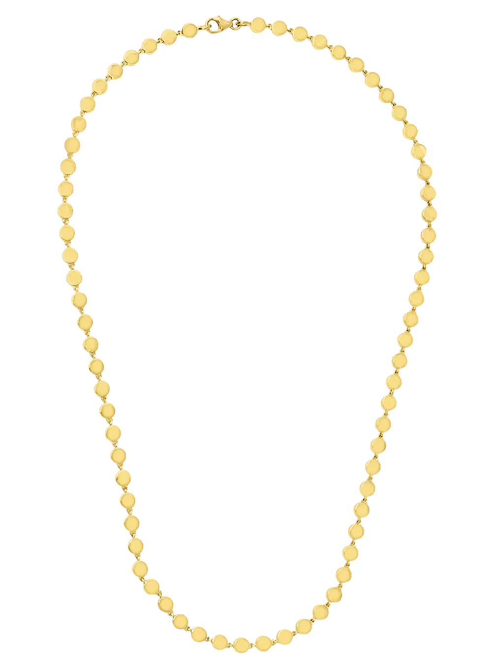JENNIFER MEYER MINI CIRCLE LINK NECKLACE - Image 2