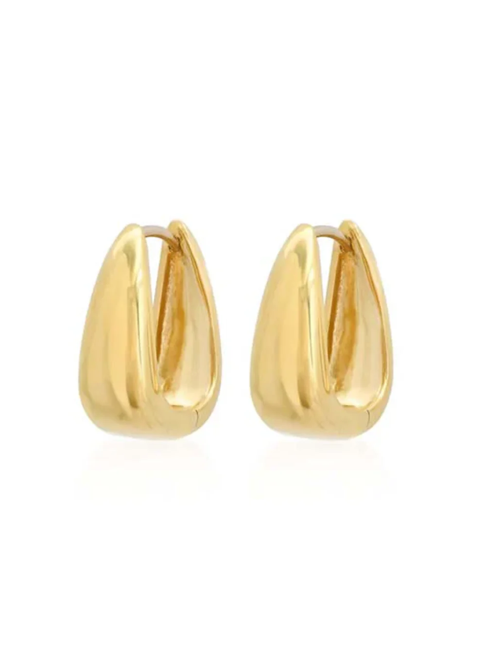 JENNIFER MEYER MINI ELONGATED TEARDROP HUGGIE - Image 2