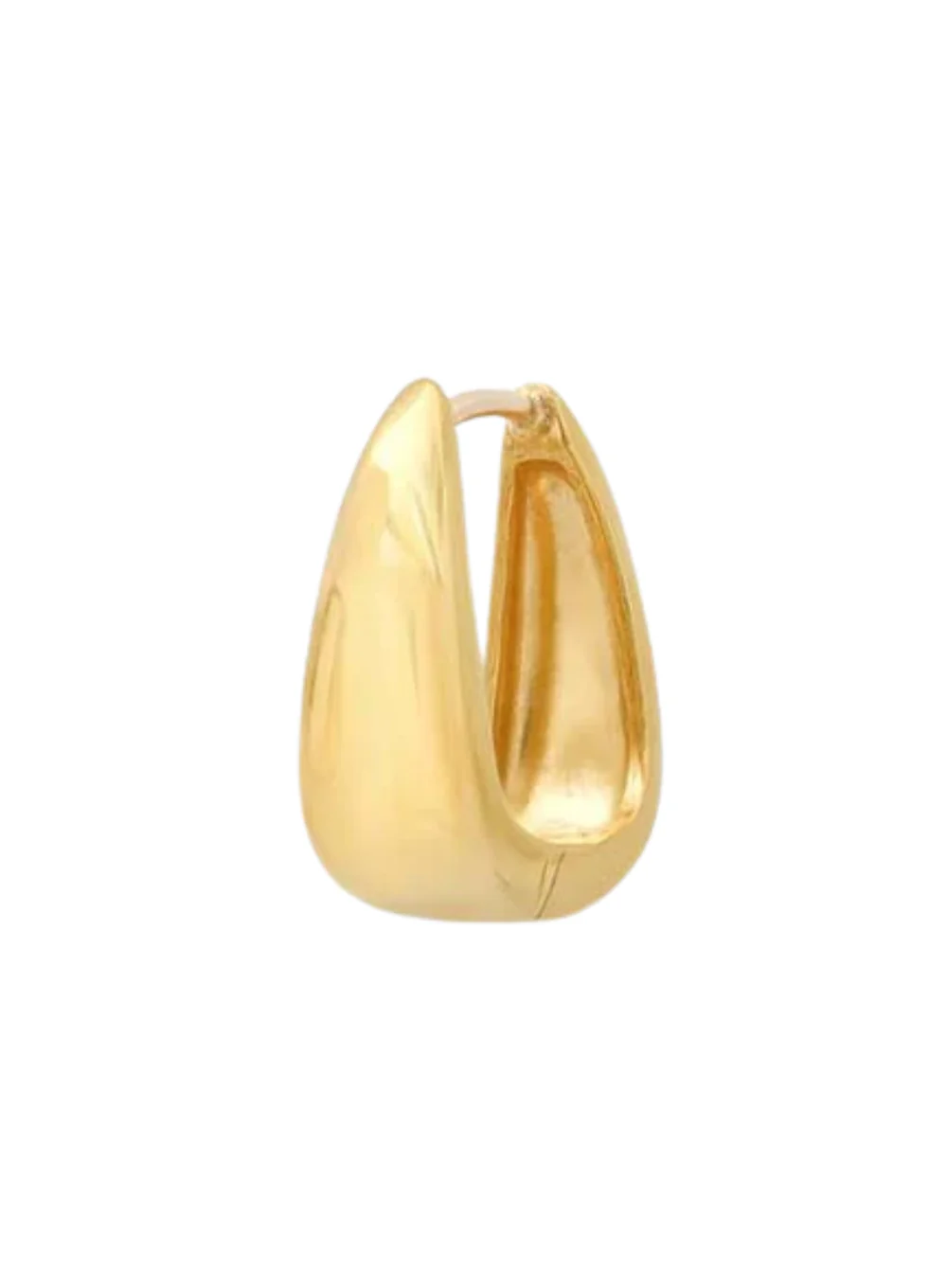 JENNIFER MEYER MINI ELONGATED TEARDROP HUGGIE - Image 4