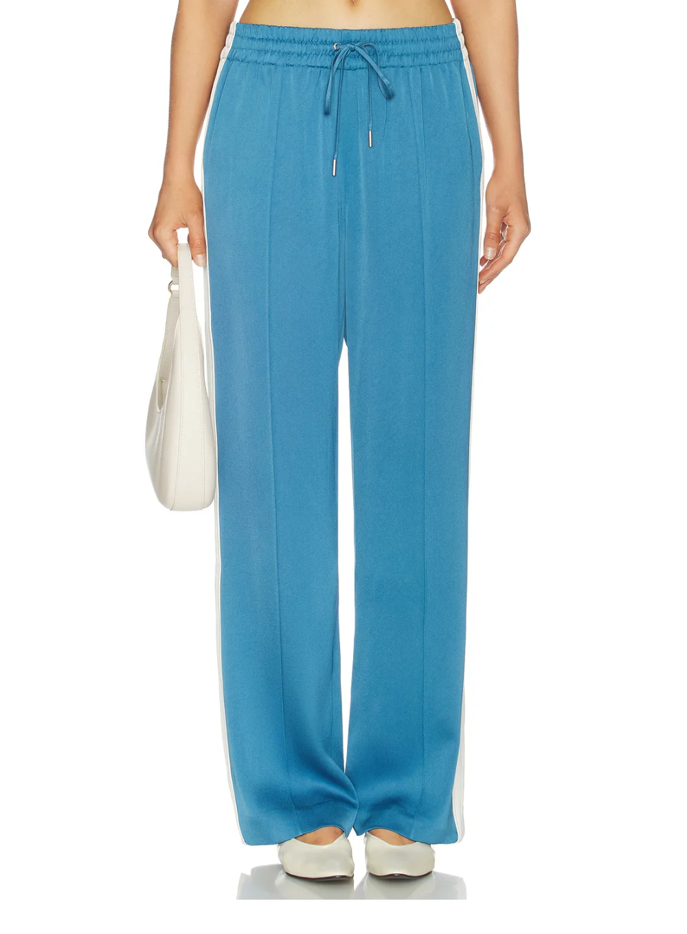 SIMKHAI NOLAN SATIN SIDE STRIPED PANT - Image 2