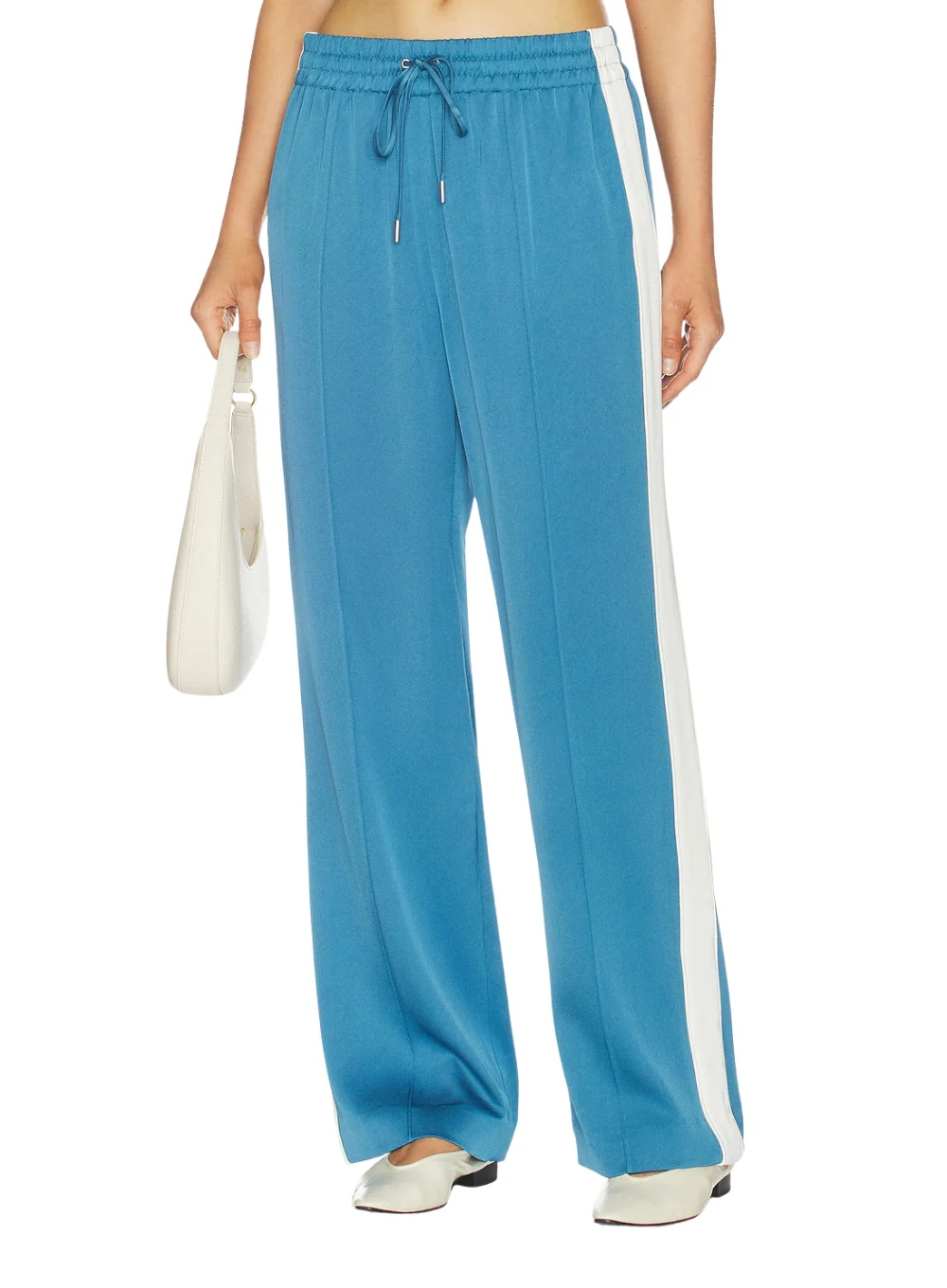 SIMKHAI NOLAN SATIN SIDE STRIPED PANT - Image 3