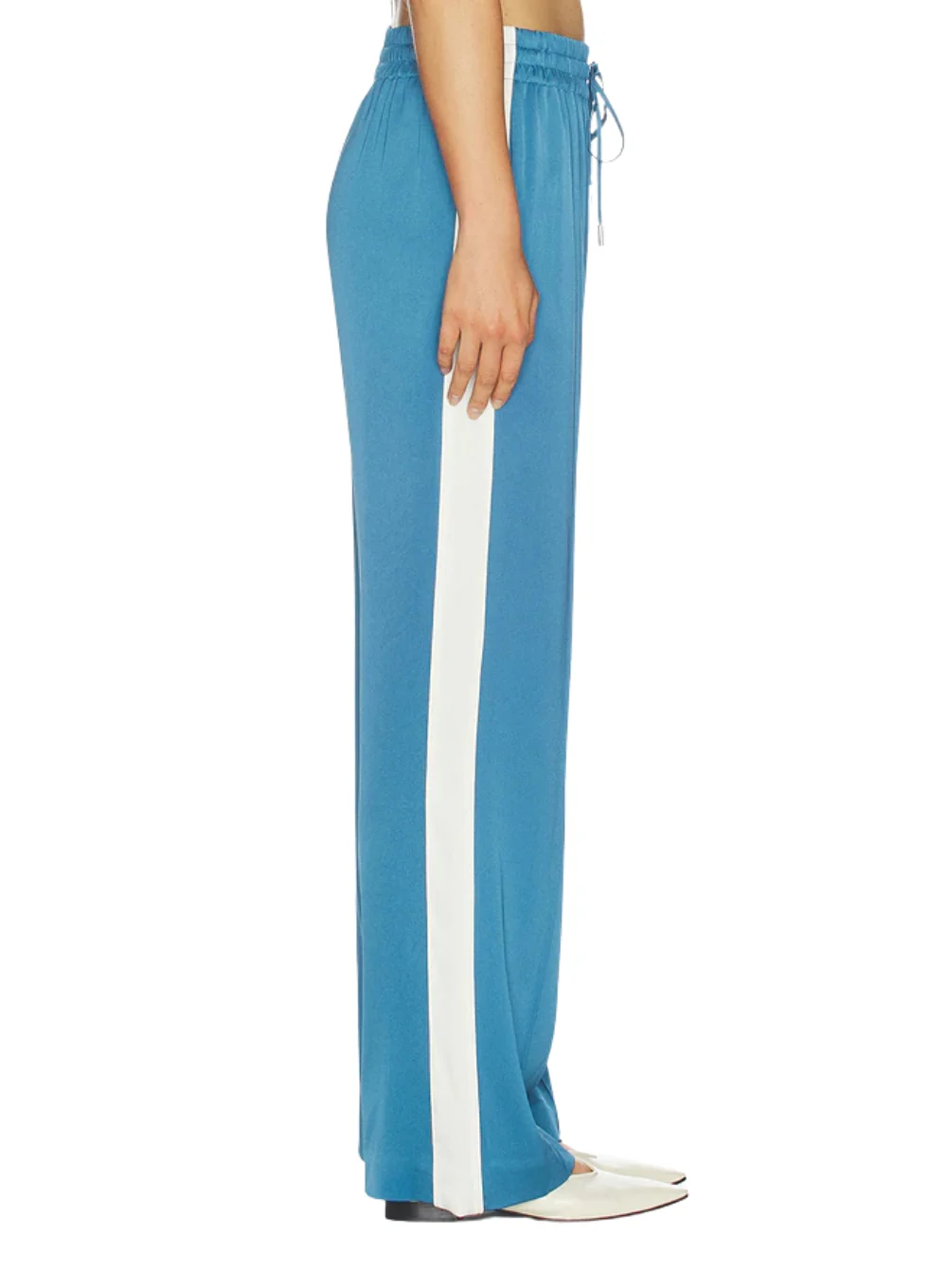 SIMKHAI NOLAN SATIN SIDE STRIPED PANT - Image 4