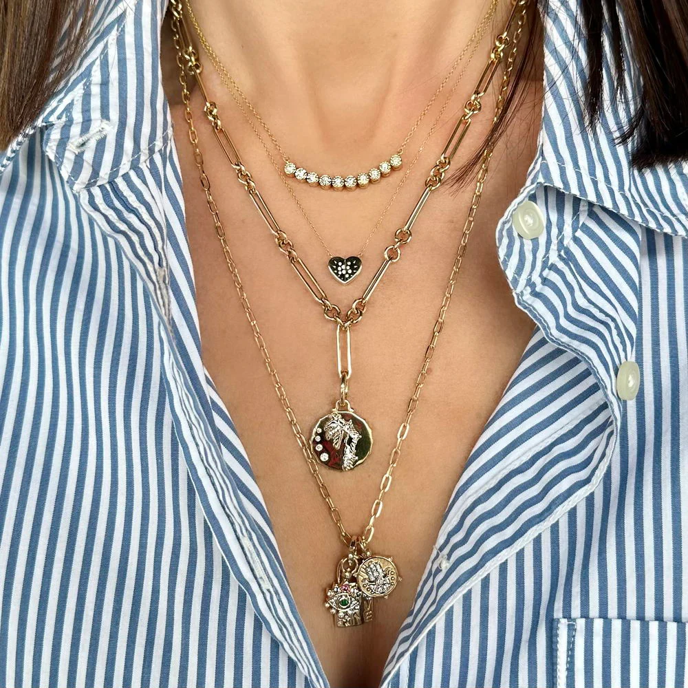 THREE STORIES PHOENIX FIRE GODDESS ENGRAVED PENDANT - Image 4