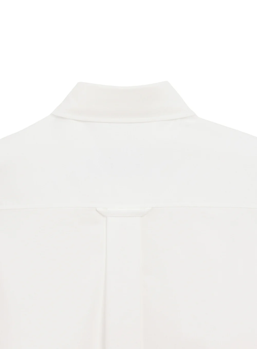 AMI QUOTA EMBOSSED ADC BUTTON DOWN CROPPED OVERSIZED SHIRT - Image 5