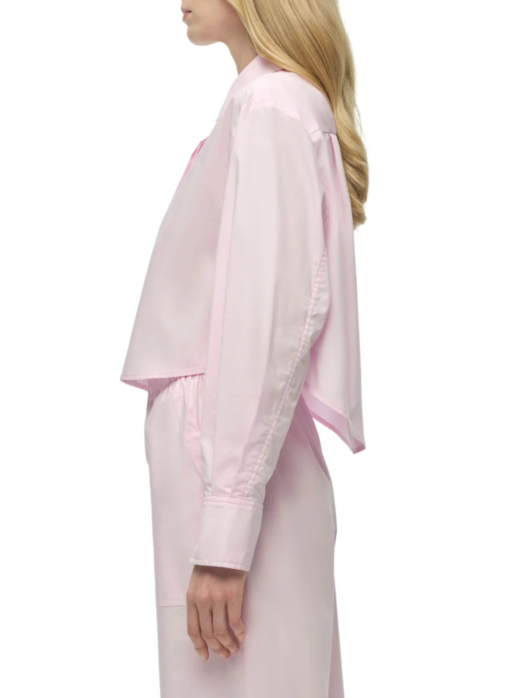 SIMKHAI Renata Cropped Button Down - Image 4