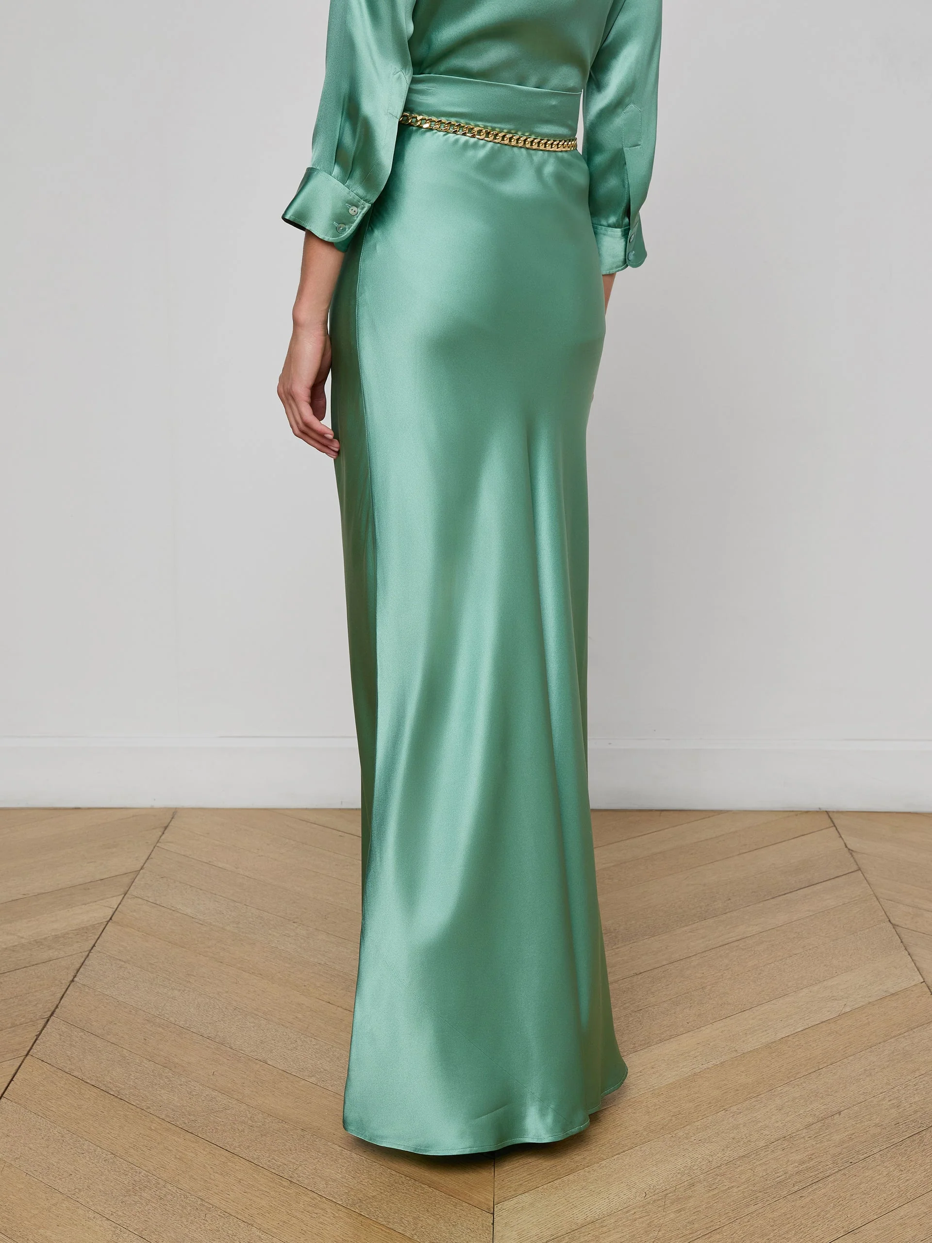 L'AGENCE RYKER WAISTBAND SKIRT - Image 3