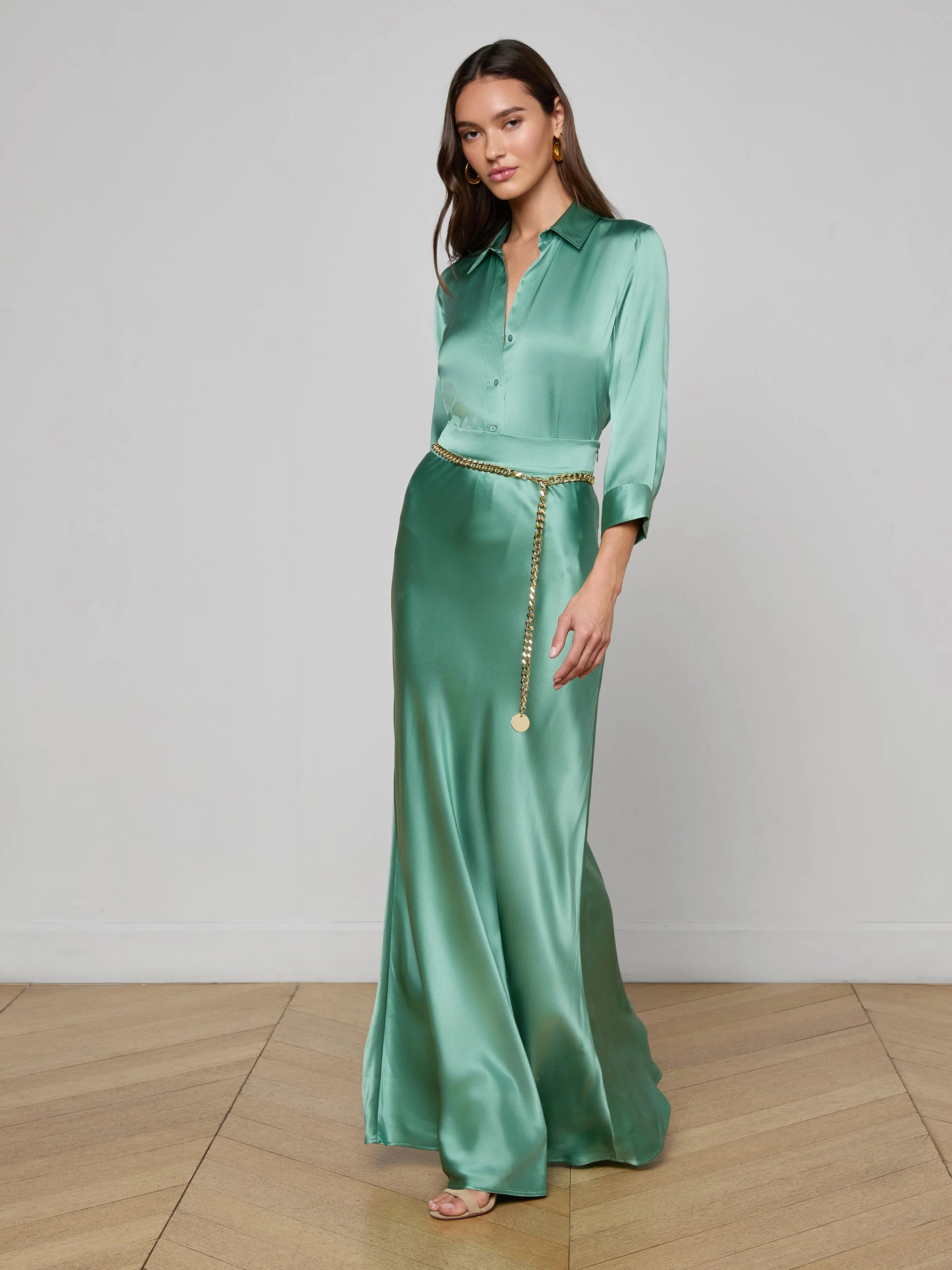 L'AGENCE RYKER WAISTBAND SKIRT - Image 5