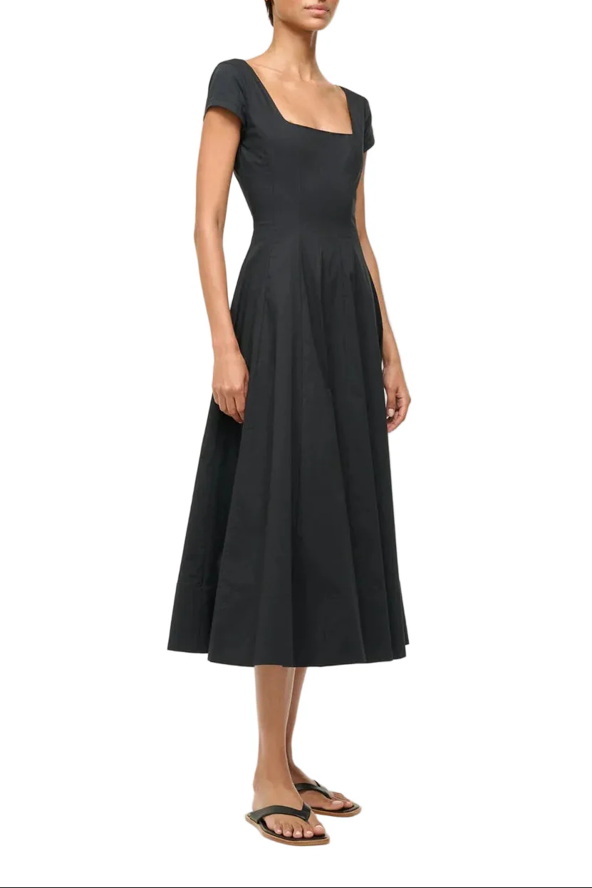 STAUD SHORT SLEEVE WELLS DRESS - Image 3