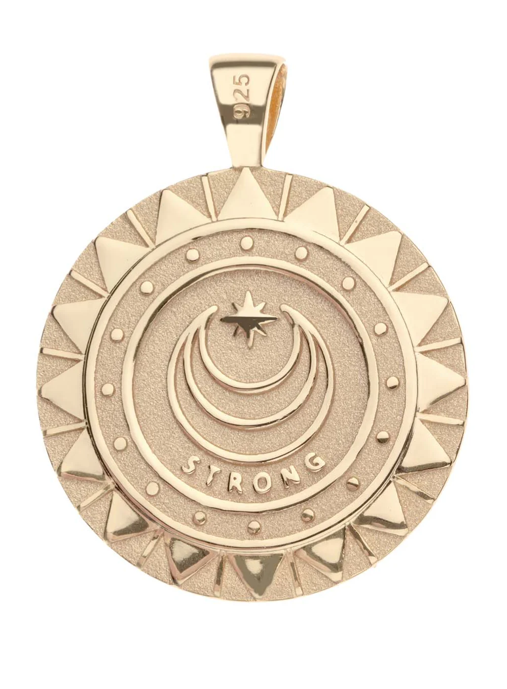 JANE WIN STRONG BLAZING SUN COIN PENDANT - Image 2
