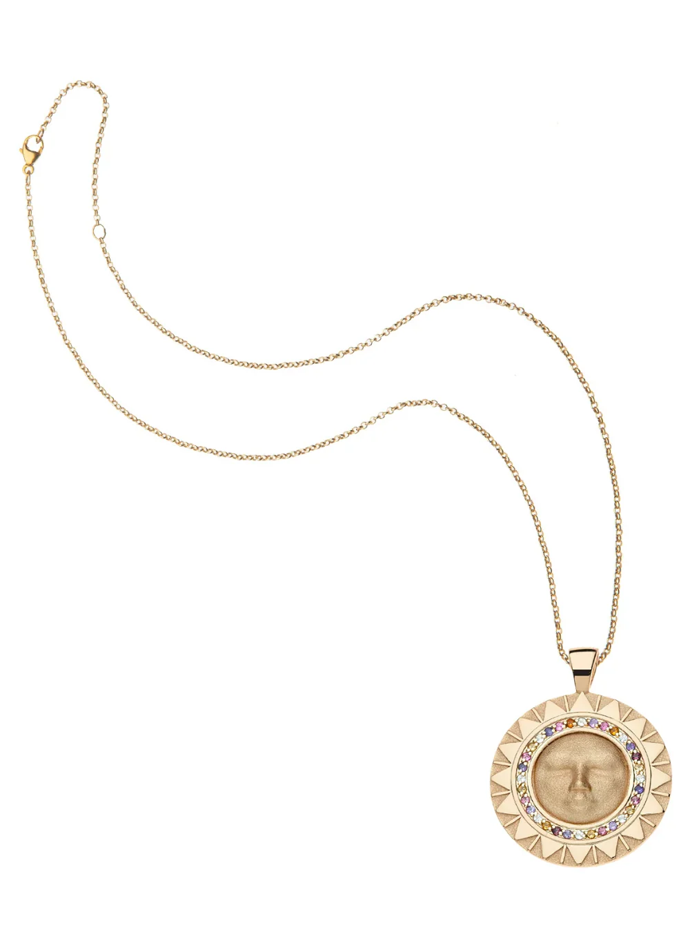 JANE WIN STRONG BLAZING SUN COIN PENDANT - Image 3