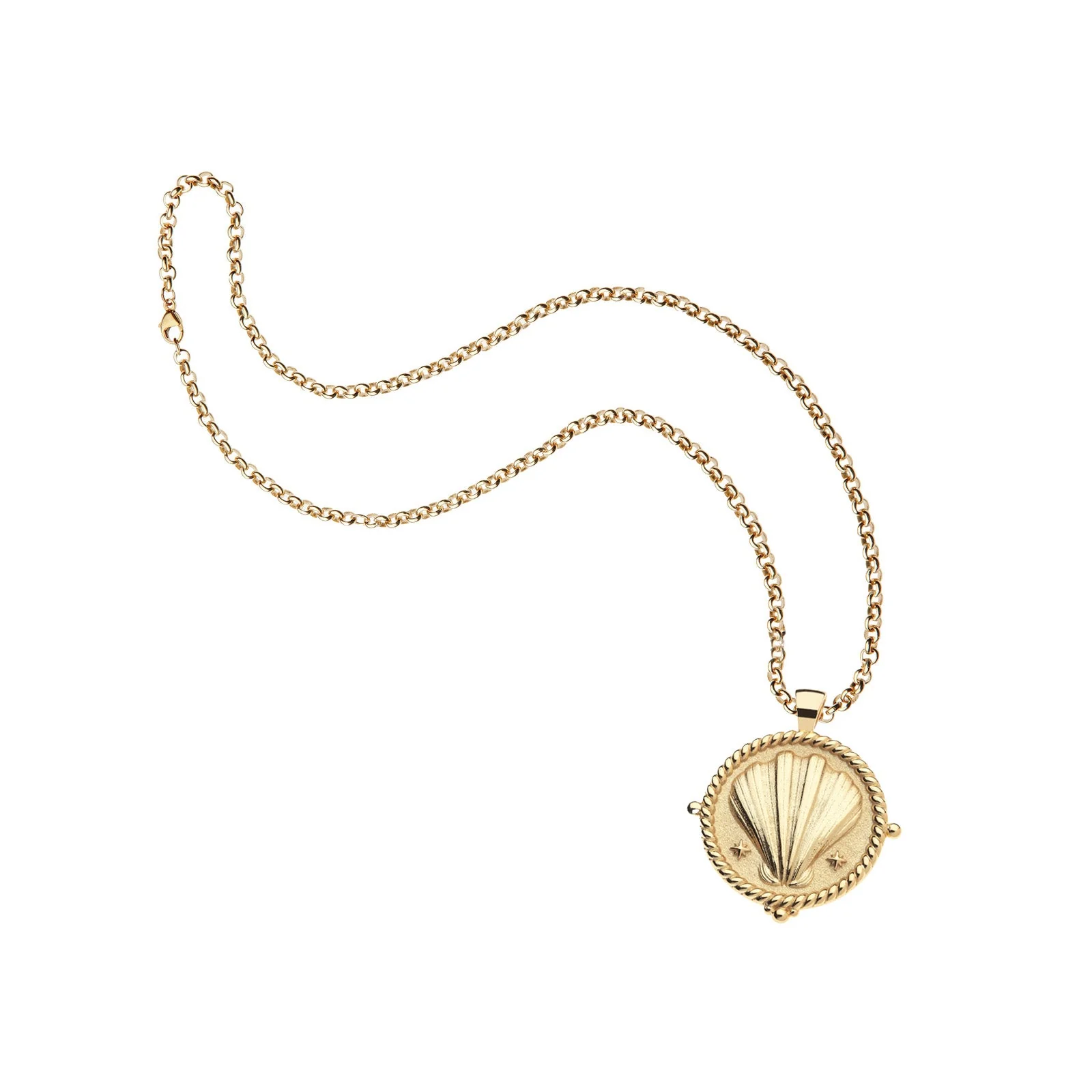 JANE WIN STRONG CLAMSHELL COIN PENDANT - Image 3